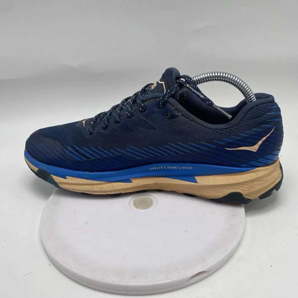 Hoka One One Shoes Women Size 9 Blue Torrent 2 Trail Road Running Sneakers 3978 - Picture 13 of 16
